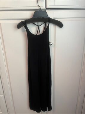 Women's Black Strappy Back Dress